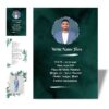 Marriage Biodata For Boy 3 Page M.S. Word Template - Leafs