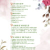 Marriage Biodata For Girl 3 Page M.S. Word Template - Sweet Roses - page 2