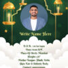 Marriage Biodata Muslim Boy 2 Page M.S. Word Template