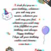 personal birthday greeting card in anaglyph 3d and 2d pony card gallery image