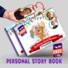 3d and 2d personal story book of designing boss. Personal Gift for children.