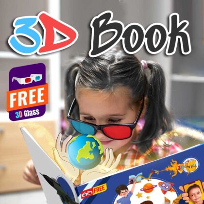 Personalized 3D Book – Let Pop Out Of screen (Free 3D Glass)