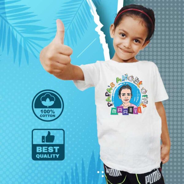 personal customized t-shirt for kids photo gallery image 2