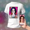 new fashion (pink passion) customized personal t-shirt for girls, women with customized message and photo.