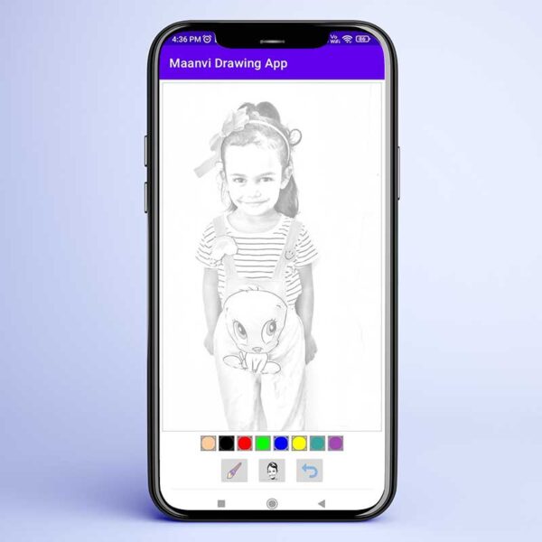 personal drawing and coloring mobile app for kids screen shot 34