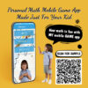 personal math mobile game app for kids. learn math the fun way.