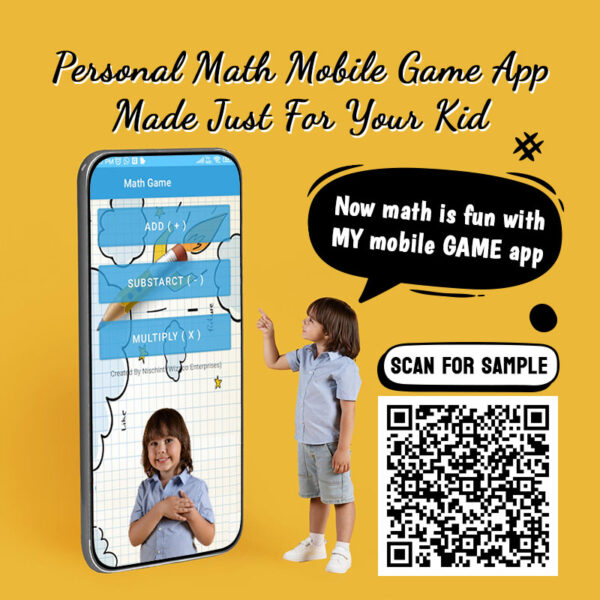 personal math mobile game app for kids. learn math the fun way.