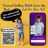 personal spelling mobile game app for kids. learn English word spelling the fun way.
