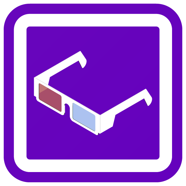 Anaglyph 3D Paper Glass Designing Boss