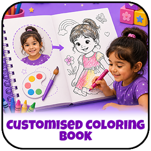 Customized Coloring Book