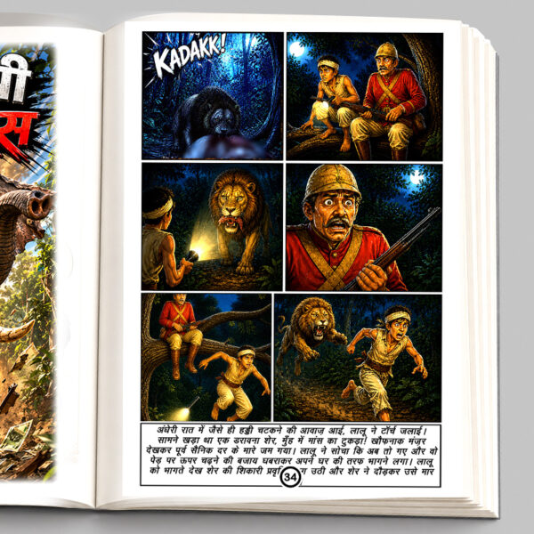 Sample pages of Meri Paheliyan Part 1 Hindi puzzle book
