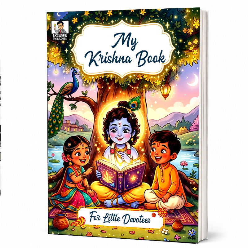 My Krishna Book cover for children