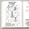 Personalized Lord Krishna dice board game with the child’s name inside the activity book