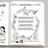 Personalized Krishna poem page with the child’s name and QR code for audio
