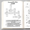 Personalized Lord Krishna crossword puzzle with the child’s name inside the book