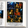 Comic-style illustrated riddle page with the Man-Eating Lion mystery