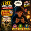 Free Brain Battle mobile game included with My Riddles Part 1