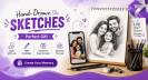 hand made sketches commission artwork banner